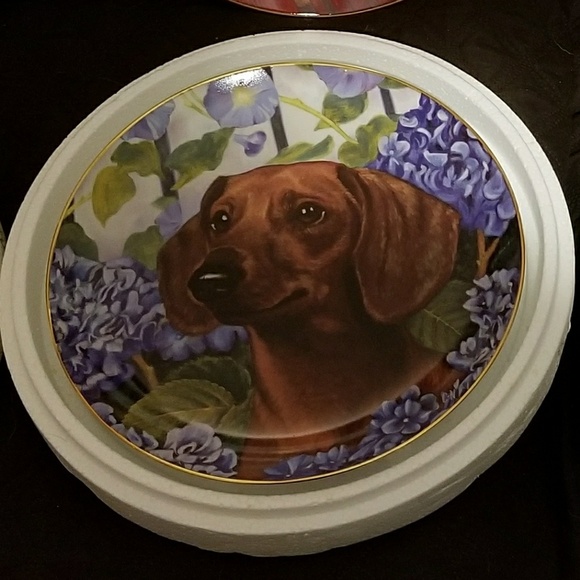 Danbury Mint Dachshund Plates $25 each plate - Picture 1 of 8
